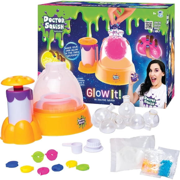 Kit Doctor Squish Squishy Maker Neon Brilla En La Oscuridad