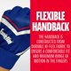 thumbnail image 4 of Guantes de receptor de fútbol Franklin Sports Shoktak Youth, 4 of 7