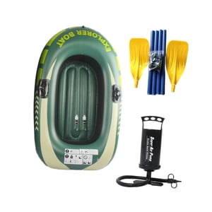 Ioensy - Bote Inflable Bote Flotadores Kayak Inflable Para Lagos Viajes Pesca 1 Persona Con Remo