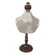 thumbnail image 3 of Soporte De Almacenamiento De Collar Maniquí De Madera Elegante Para Tocador De Tienda De Mostrador, 3 of 3