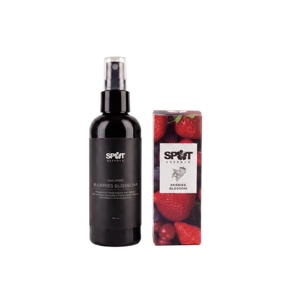 Pack Car Spray + Aromatizador de Auto Berries Blossom Spot Essence