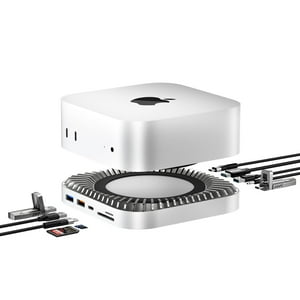 Giissmo - Estación De Acoplamiento Stand Hub Con Carcasa Ssd Para Mac Mini M4