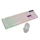 thumbnail image 2 of Teclado LED para Juegos con Cable y Ratón Gaming Combo para PC, Blanco, 2 of 3