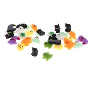 Bothyi - 30 Piezas Mini Juguetes Para Exprimir Lindo Juguete Relajante Para Rellenos De Medias Adultos Halloween