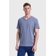 thumbnail image 1 of Polera Hombre Cuello V Básica Azul, 1 of 5