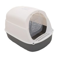 Magideal - Caja De Arena Para Gatos Con Capucha, Caja De Arena Para Mascotas, Caja De Arena Para Gatos Cerrada, Bandeja De Arena Resistente Para Gatitos, Caja De