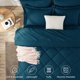 thumbnail image 2 of Juego de ropa de cama CozyLux Queen 7 piezas Lyons Blue, 2 of 9
