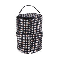 Bothyi - Bolsa De Tejer Con Cierre De Cremallera, Estuche Pequeño, Organizador De Hilo, Amantes De Tejer, Negro