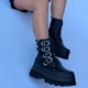 thumbnail image 5 of Bota Negro Mujer Gótica Punk Rock PU 2621 negro 38, 5 of 5