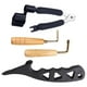 thumbnail image 4 of Kits de mantenimiento de guitarra Llave de afinación de cuerdas de madera Llave de guitarra multifunción para cuerdas Instrumento musical Banjos Estilo B, 4 of 5
