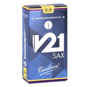 Caja De Cañas Saxo Soprano V21 N. 2.5 Sr8025 Vandoren