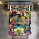 thumbnail image 1 of Spider-Man 3 Piece Sets Full/Queen Size - Reversible Microfiber Quilts with 2 Shams Soft Lightweight Bedspread Coverlet Comforter for All Season Bed Sheets, 1 of 5