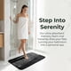 thumbnail image 5 of REGALWOVEN Alfombra de Baño Peluda, Alfombra de Baño Ultra Gruesa Absorbente de Felpa, Alfombra de Microfibra Suave Antideslizante para Ducha y Tocador Negro 32" x 20", 5 of 5
