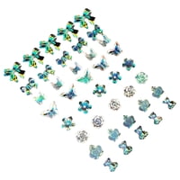 Magideal - 160 Piezas De Abalorios De Uñas 3D , Mini Mariposa 8 De Adorno De Lentejuelas Para Uñas Acrílicas Diy Decoración Manicura Accesorios