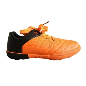 Auckland Outdoor - Zapatilla Futbolito Niño. Unisex. Futbol Color Negro/Naranjo Naranja 30