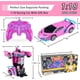 thumbnail image 5 of Auto a control remoto Hymaz 1:18 robot transformable rosa, 5 of 8