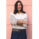 thumbnail image 1 of Sweater Rayas Renata Crudo/Negro crema S, 1 of 7