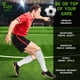 thumbnail image 2 of Mangas para Espinilleras de Fútbol LUX Sports Grandes Blancas con DualGrip, 2 of 7