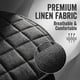 thumbnail image 5 of Cubierta de Asiento de Coche Suninbox de Lino Negro – Solo Parte Inferior (1 pieza), 5 of 8