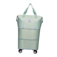 Magideal - Bolsa De Lona Con Ruedas, Bolsa , Bolsa De Lona Plegable Portátil De Gran Capacidad, Bolsa De Viaje Para Ejercicio Exterior, Deportes