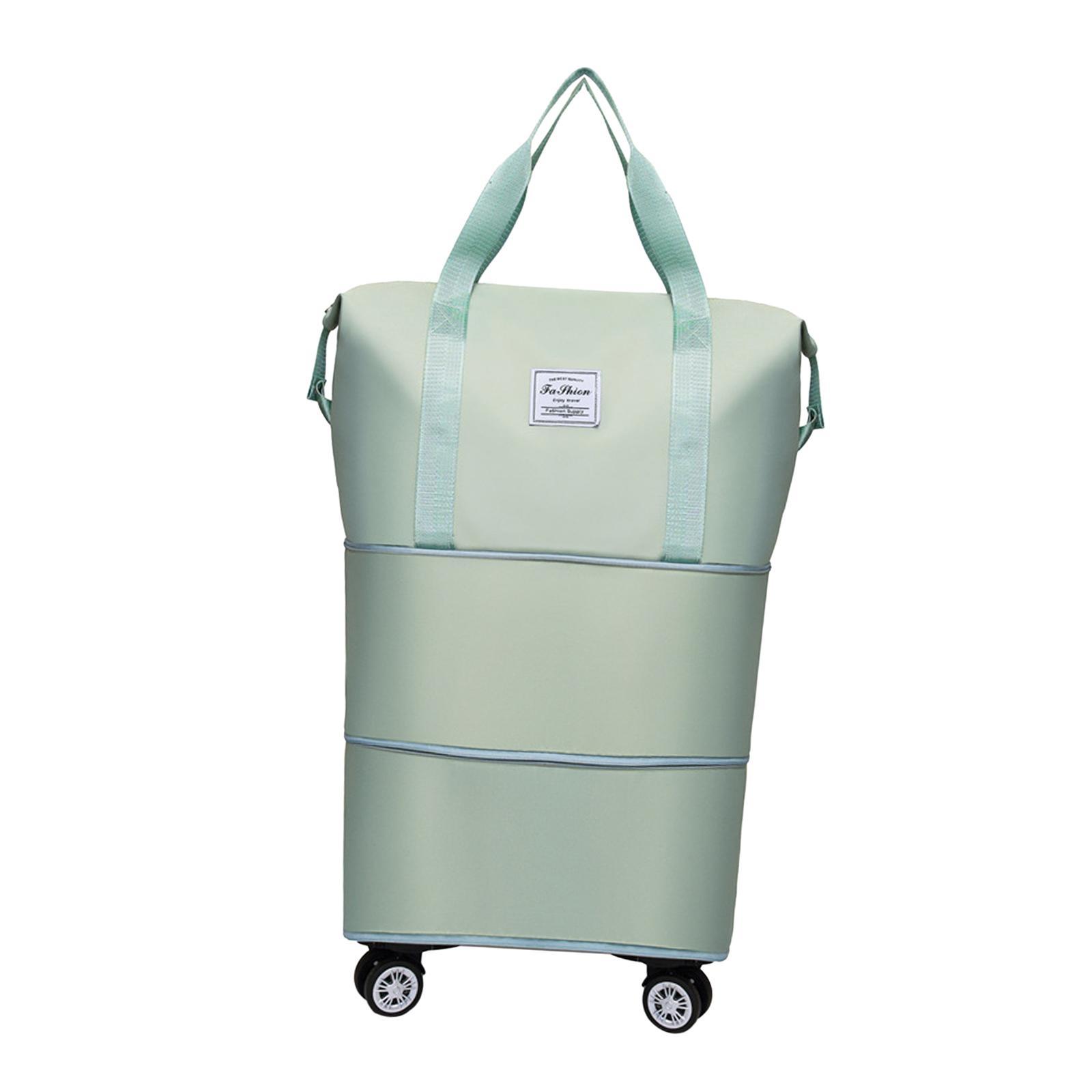 Magideal - Bolsa De Lona Con Ruedas, Bolsa , Bolsa De Lona Plegable Portátil De Gran Capacidad, Bolsa De Viaje Para Ejercicio Exterior, Deportes