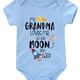 thumbnail image 1 of Newborn Infant Short Sleeve Romper "My Gramdma" Print Bodysuit Onesies For Baby Girls And Boys Toddler Clothes, 1 of 5