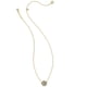 thumbnail image 2 of Collar Kendra Scott Fútbol Baño de Oro de 14k con Perla Marfil, 2 of 6