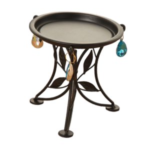 Ioensy - Soporte Para Plantas, Soporte De Decoración Multifuncional, Estante Para Macetas Para Patio, Negro