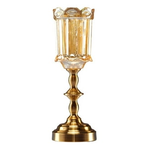 Genérico - Jarrón Cristal Florero Base Adorno Decorativos 36 Cm Jhn