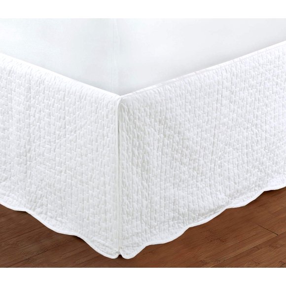 Falda de Cama Cozy Line Home Fashions Queen 41 cm de Caída
