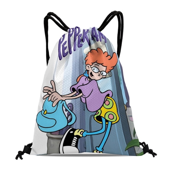 Pepper Ann Mochila de Cuerdas para Deportes y Gimnasio, Bolsa de Cuerdas Resistente al Agua, Bolsa Cinch, 30×40cm