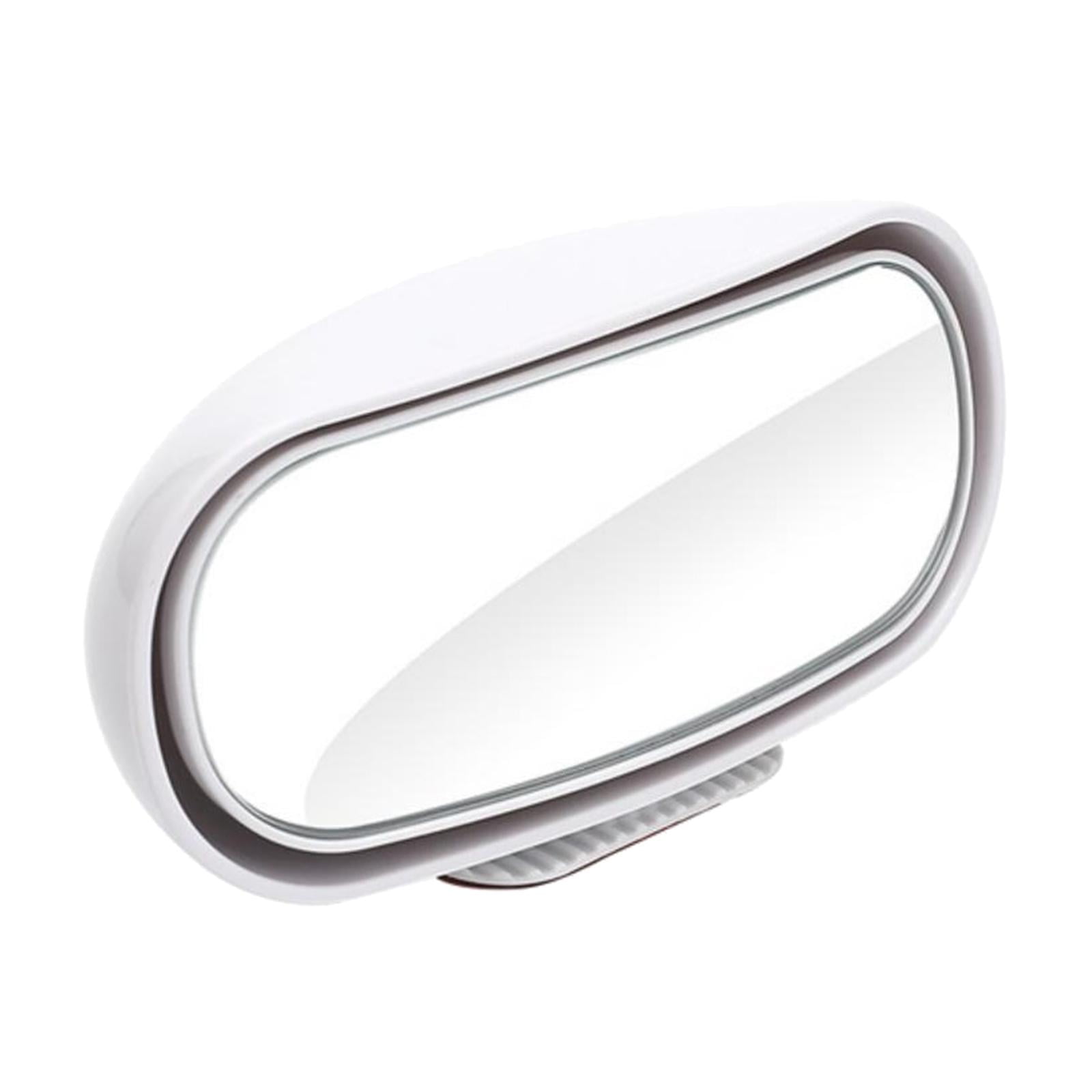 Ioensy - Universal Hd360 Coche Gran Angular Convexo Vista Lateral Trasera Espejo De Punto Ciego Blanco