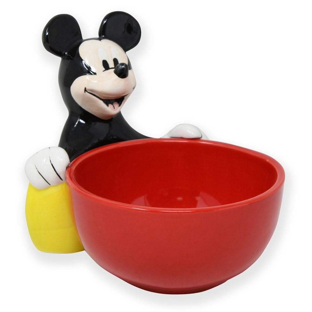 Cuenco De Cerámica Para Aperitivos Candy Dish Con Diseño De Mickey Mouse De Disney, 15 Cm