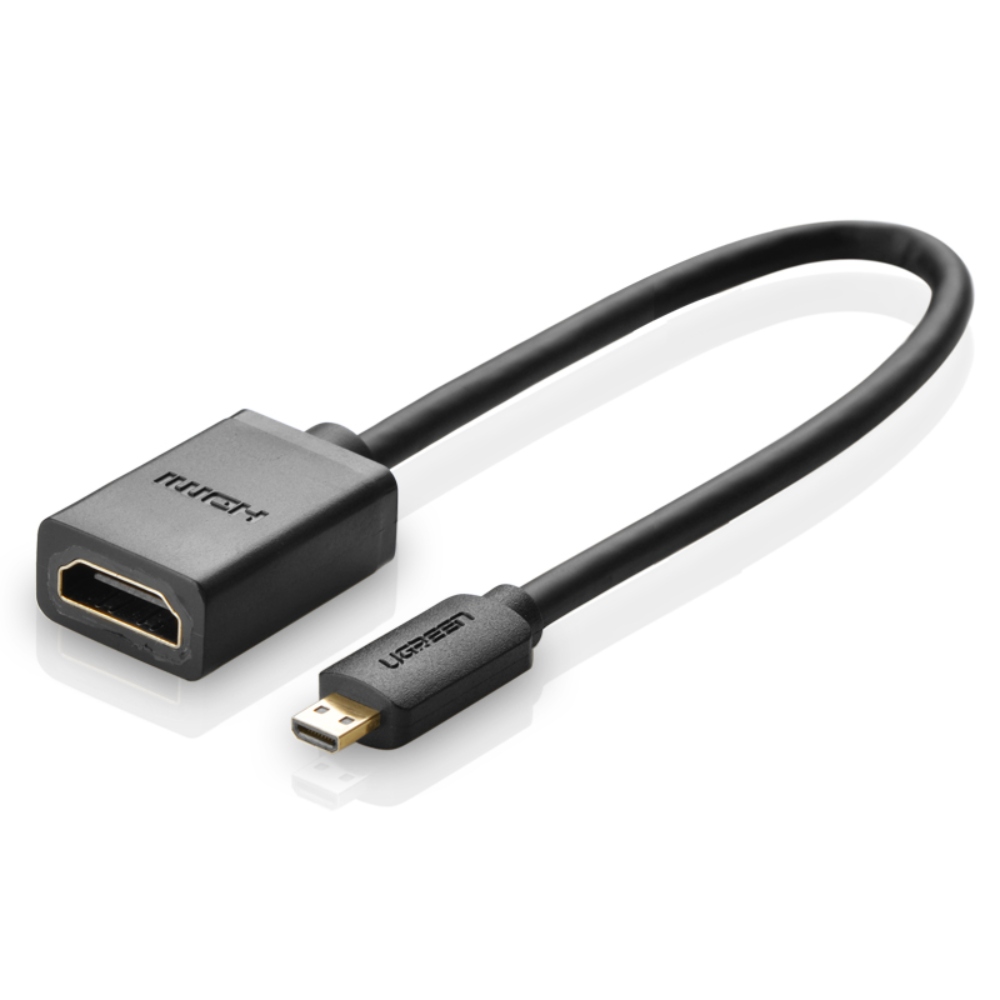 Ugreen - Cable Adaptador Micro-Hdmi / Hdmi H 20Cm Negro 20134