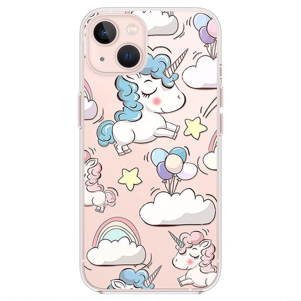 Cute Unicorn Suitable For Apple 13promax Mobile Phone Case Iphone12mini Transparent 14promax Sleeve 11 For Valentines Gift For Boy/Girlfriends Gift