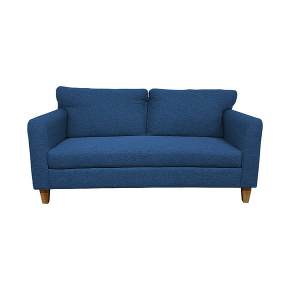 Sofa Anita 2 Cuerpos Chenille Azul