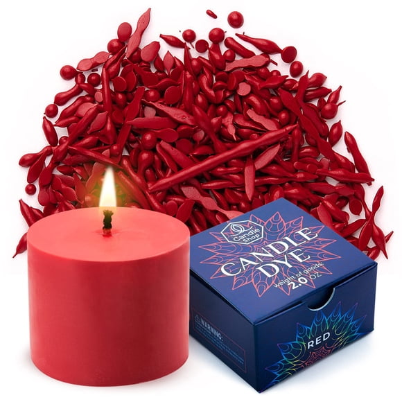 Tinte rojo para velas Candle Shop 57 g – para cera de soja