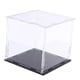 thumbnail image 3 of Vitrina de acrílico , vitrina de protección negra, caja de exhibición de caja de mostrador de montaje a prueba de polvo para , 20x20x27cm, 3 of 5