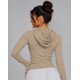 thumbnail image 3 of Chaqueta Deportiva Mujer Ajustada con Capucha, Cierre Completo y Bolsillos, 3 of 3