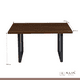 thumbnail image 5 of Comedor Industrial 160x90 Oscura + 6 Sillas Tolix Negras con Asiento de Madera Oscura Walnut, 5 of 8