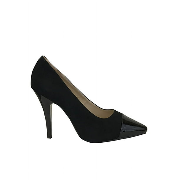 Zapato Reina Gamuza Zat49 Negro Mujer