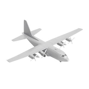 Magideal - 1/144 Modelo De Avión De Transporte, Modelo De Avión, Us C130 Miniatura 4D Con Colección De Decoración De Soporte
