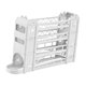 thumbnail image 4 of Porta Huevos Para Frigorífico Dispensador De Huevos Rodante Para Frigorífico Despensa Mostrador Blanco, 4 of 5