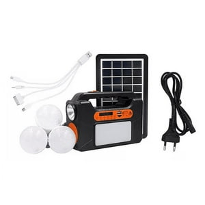 Leonimport - Parlante Bt Usb C/Lampara+Panel Solar Linterna Camping