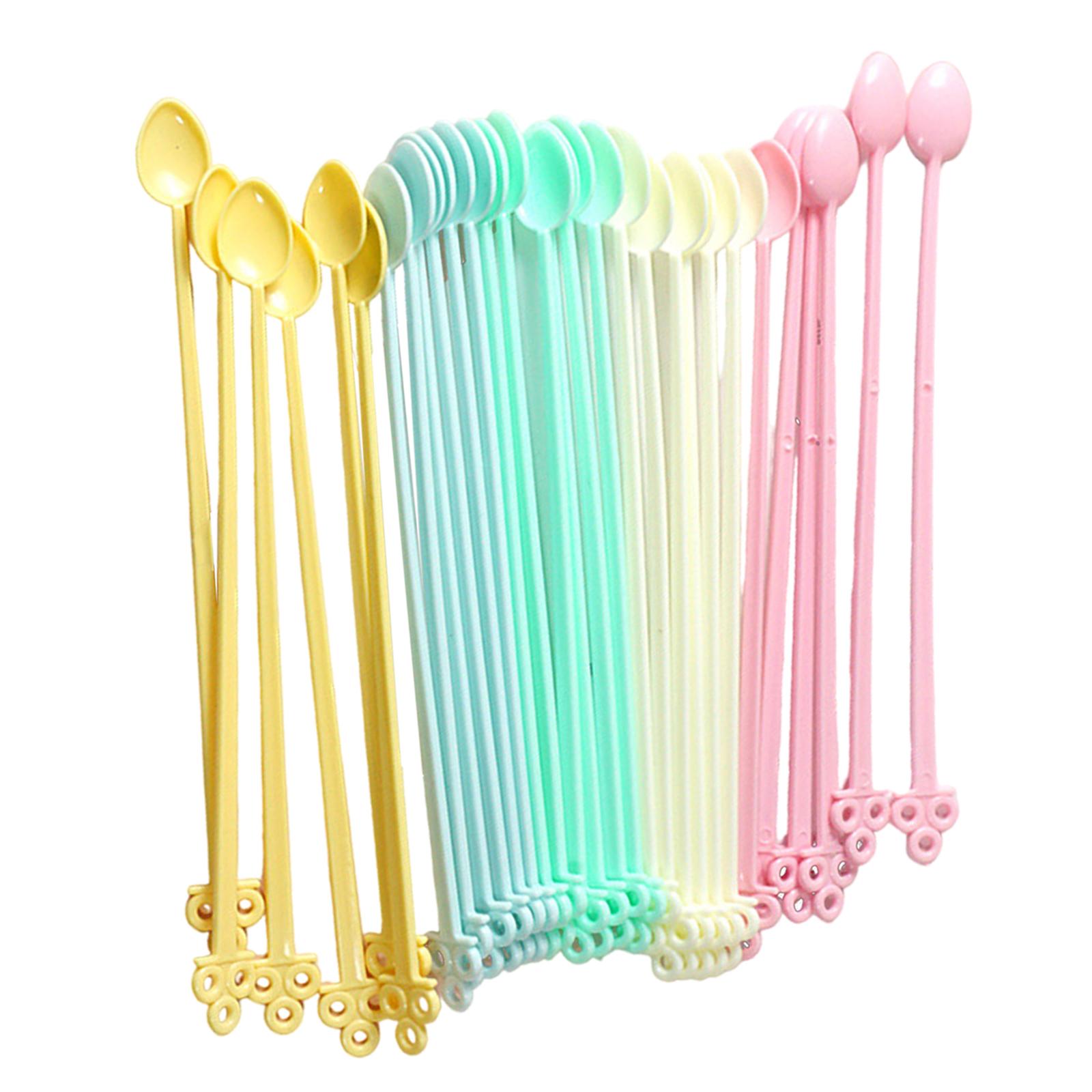 Magideal - 60 Uds Cucharas De Postre Cuchara Para Té Vajilla Cubiertos Juego De Cubiertos Cuchara De Café Cucharas De Degustación Para Bar Boda Mezcla Café Casa