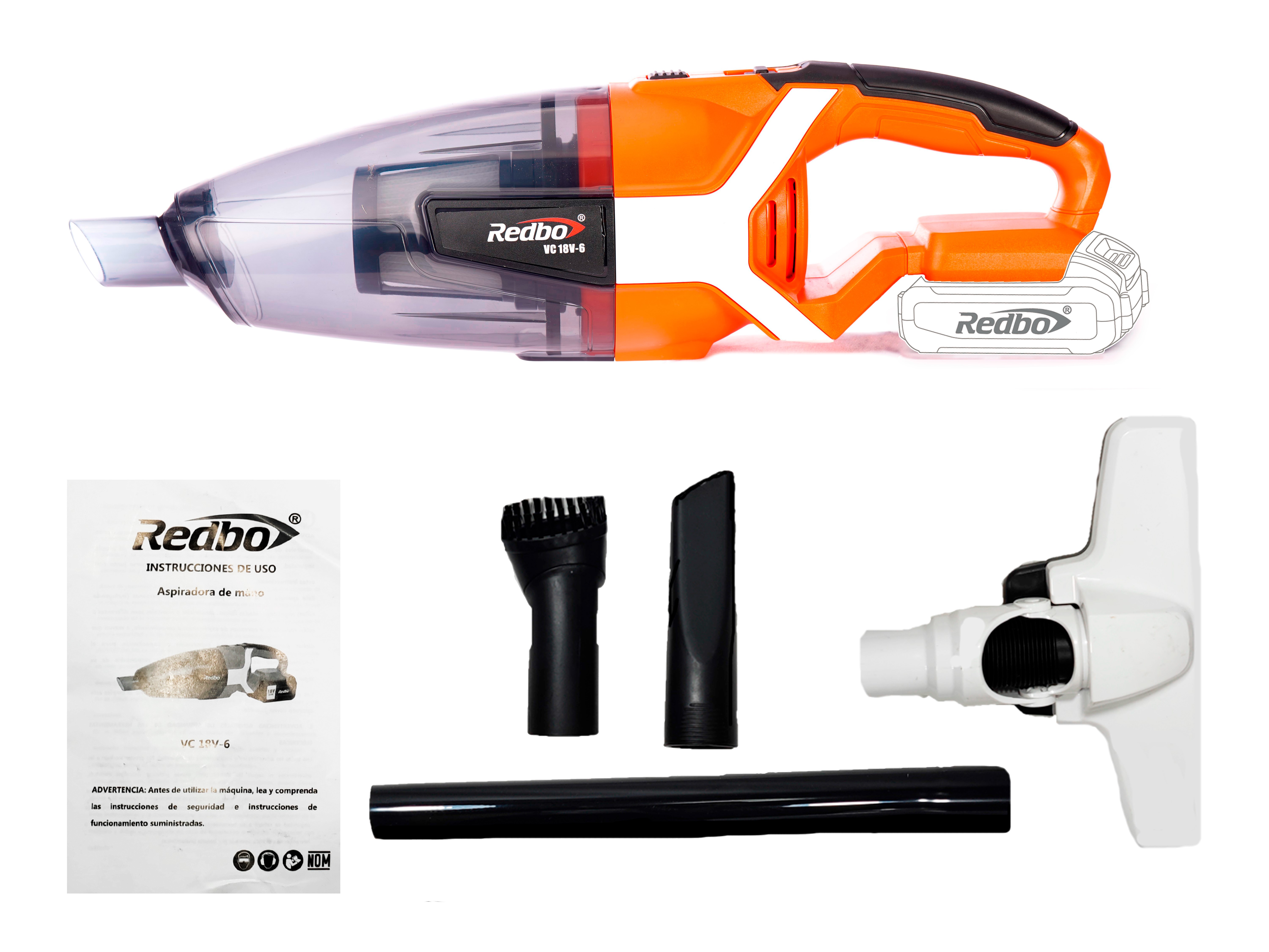 Aspiradora Inalámbrica Redbo Vc 18V-6