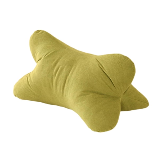 Almohada de Soporte Lumbar para Relajación Cojín de Espalda Almohada Cervical Ligera con Cremallera Transpirable Diseño Portátil para Niños Adultos Le