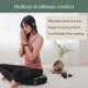 thumbnail image 2 of Cojín de Meditación Mindful & Modern de Terciopelo Zafu Verde, 2 of 8