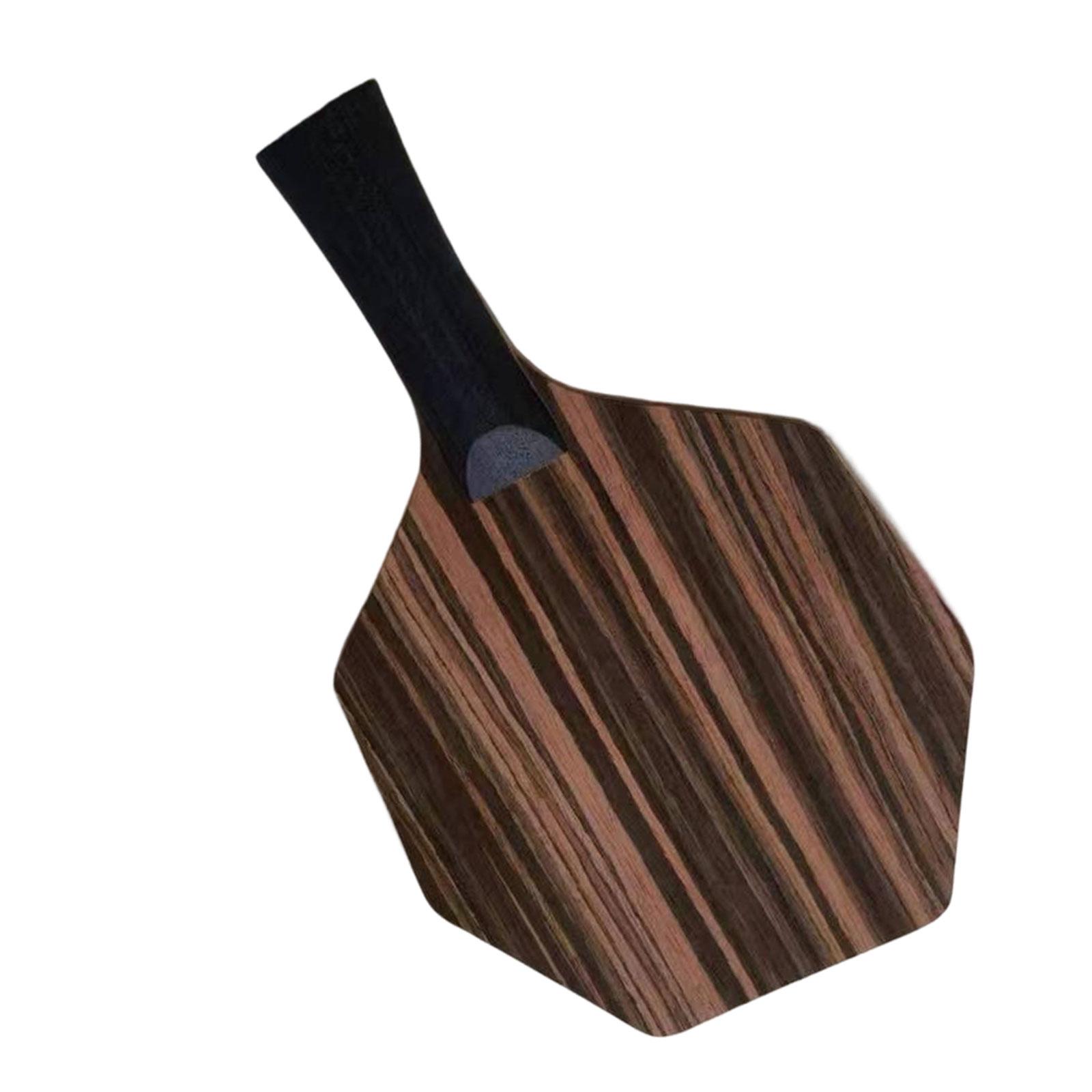 Ioensy - Paleta De Tenis De Mesa Madera Único Unisex Durable Para Practicar Interior Principiantes Empuñadura De Apretón De Manos