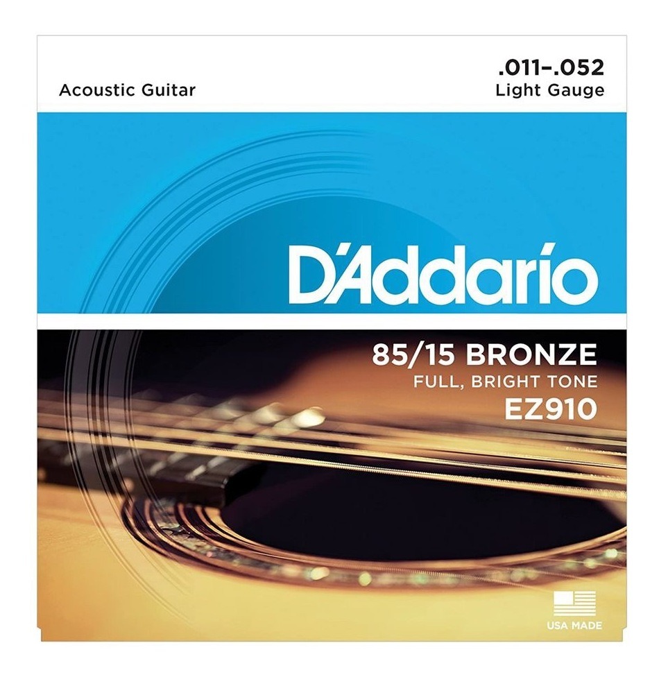 D'Addario - Cuerdas Daddario Guitarra Acustica Ez910 011-052